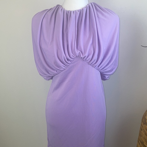 Retail $398 NWT RONNY KOBO Kelly Mini Dress In Purple Lavender Dress - Picture 7 of 7